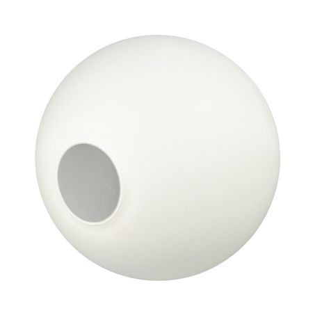 Плафон скляна куля біла матова D250-d75 під лампу G9/E14 Економ, зображення 2