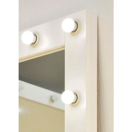 Підсвічування гримерного дзеркала світлодіодне врізне на 12 патронів (Е14) з ножним вимикачем, Тип вимикача: ножний, Кількість патронів: 12, Колір: білий, зображення 3