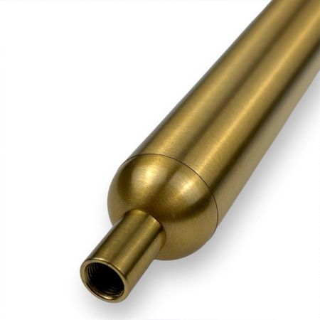 Декоративна металева трубка для світильника бронзова, зображення 4