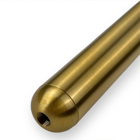 Декоративна металева трубка для світильника бронзова, зображення 3