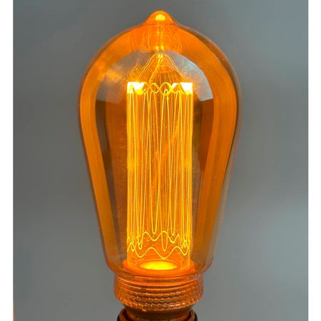 Virtual Filament LED лампа Эдисона ST64 RN E27 4W 1800К разборная Premium, изображение 7 - Edisons