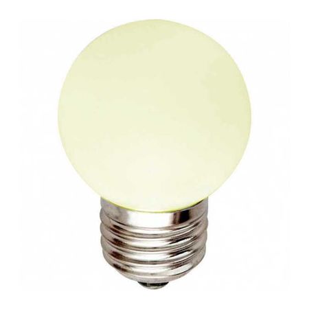 Набір LED ламп WELLMAX G45 E27 1W 2700K екстра теплий білий 10 шт пластикова колба, Кількість: набір 10 шт., Потужність, Вт: 1, зображення 4