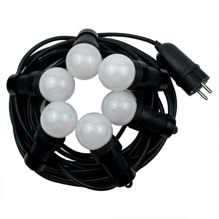 Набір LED ламп WELLMAX G45 E27 1W 2700K екстра теплий білий 10 шт пластикова колба, Кількість: набір 10 шт., Потужність, Вт: 1, зображення 8