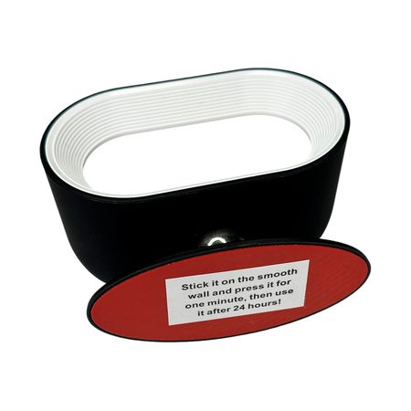 Настінний акумуляторниій сенсорний LED світильник з ДУ та обертанням на 360° овальний чорний, Колір: чорний, зображення 6