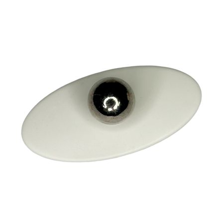 Настінний акумуляторниій сенсорний LED світильник з ДУ та обертанням на 360° овальний білий, Колір: білий, зображення 9