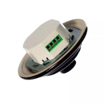 Диммер (светорегулятор) заднего края (Trailing edge) керамический Черный скрытого монтажа без рамки Premium, Цвет: черный, изображение 19 - Edisons