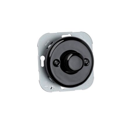 Диммер (светорегулятор) заднего края (Trailing edge) керамический Черный скрытого монтажа без рамки Premium, Цвет: черный, изображение 2 - Edisons