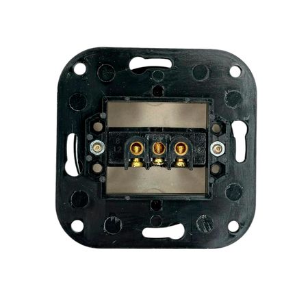 Ретро вимикач керамічний Keruida тумблерний чорний 1-клавішний прихованого монтажу без рамки, Тип вимикача: одноклавішний, Форма рамки: без рамки, Колір основи: чорний, зображення 6