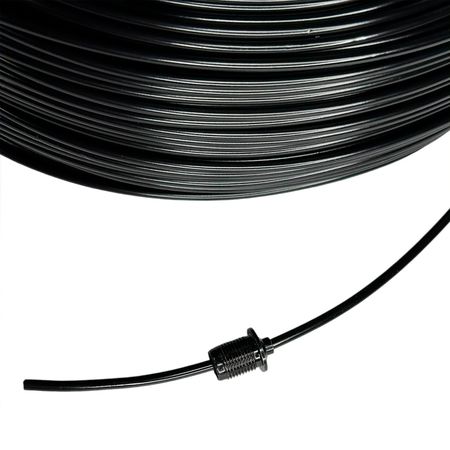 Фиксатор троса диаметром 3,5 мм с наружной резьбой М12х1 черный Premium, изображение 8 - Edisons