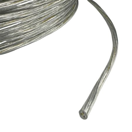 Провід ПВЗ 3х0,75 діаметром 6 мм в подвійній ізоляції Прозорий, Переріз: 3х0,75мм, зображення 4