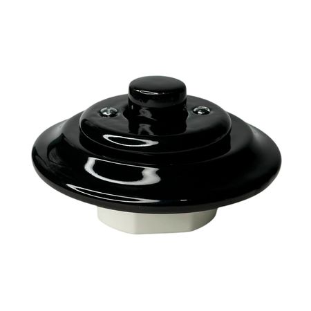 Диммер (светорегулятор) заднего края (Trailing edge) керамический Черный скрытого монтажа без рамки Premium, Цвет: черный, изображение 17 - Edisons