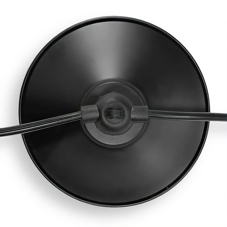 Абажур стальной Черный диаметром 190 мм для литых уличных гирлянд Е27, изображение 7 - Edisons