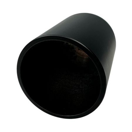 Алюмінієва накладка Round на патрон Е27 масивна чорна, Колір: чорний, зображення 4