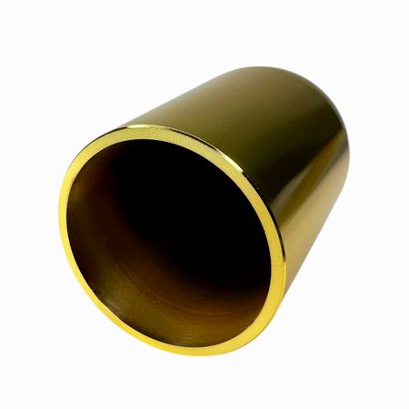 Алюминиевый патрон Round Е27 золото массивный Premium, Цвет: золото, изображение 9 - Edisons