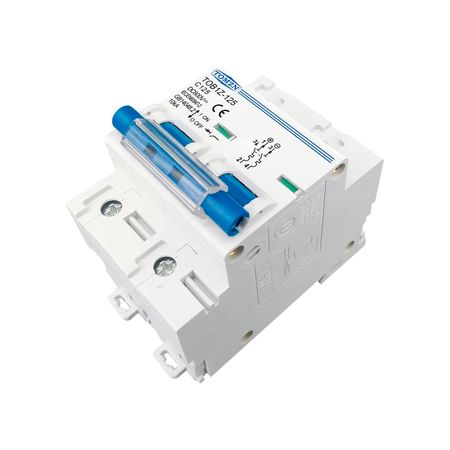 Автоматический выключатель постоянного тока TOMZN TOB1Z-125 MCB 125A DC 600V 2P, изображение 2 - Edisons