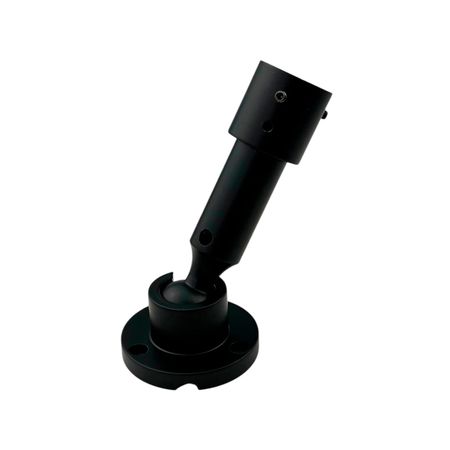 Набір кріплень (2 шт.) 31х60 мм з основою 55х28 мм для гнучкого неону діаметром 25 мм чорні, Колір: чорний, зображення 2