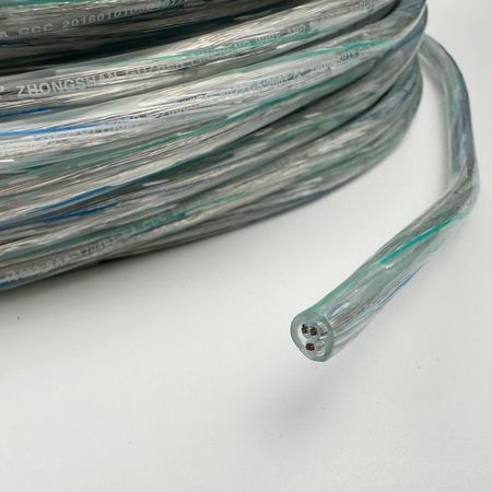 Провід ПВЗ 3х0,5 діаметром 6 мм в подвійній ізоляції Прозорий, Переріз: 3x0,5мм, зображення 4
