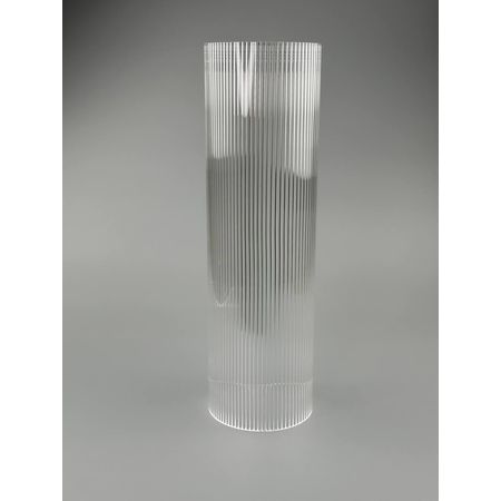 Труба акрилова Ripple D90 L800 товщиною 3мм прозора світлотехнічна, зображення 4