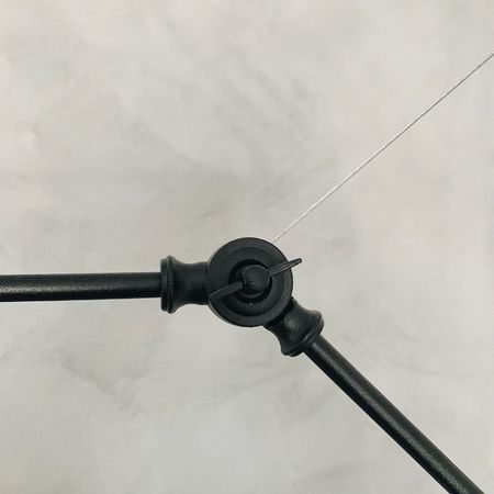 Бра в стиле лофт Black P115 с шарнирами и черным металлическим плафоном, изображение 3 - Edisons