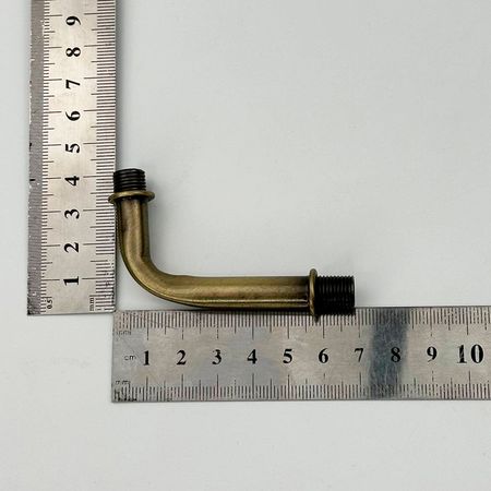 Трубка-Гиб Хром (під 90°) L60 H40 M10, зображення 4