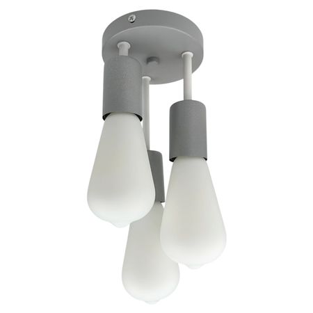 Стельовий світильник у стилі лофт TR-3 срібний