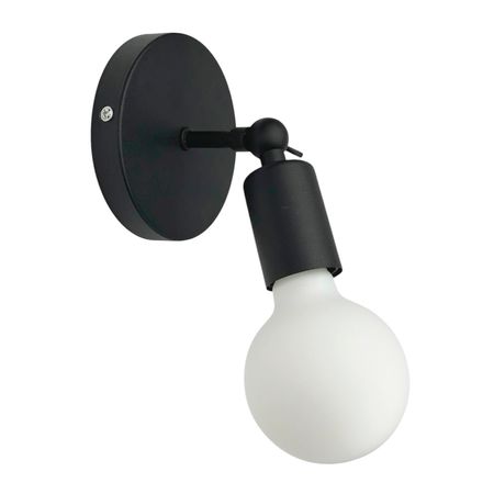 Бра у стилі лофт Sindy металевий з поворотним механізмом чорнe