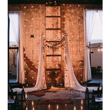 Ретро гірлянда завіса шириною 2м, довжиною 3м, 5 струн Чорна, зображення 5