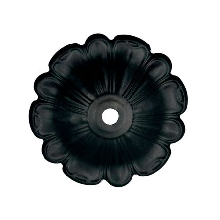 Розетка стельова D90 H25 чорна, зображення 3