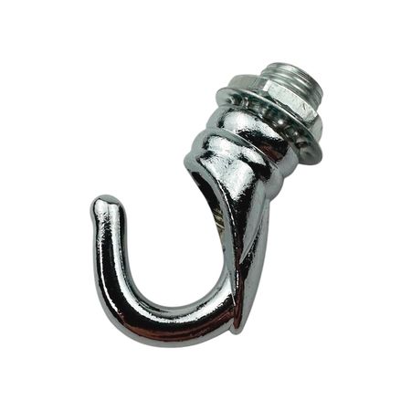 Гачок М10х1 D22 хром, зображення 3