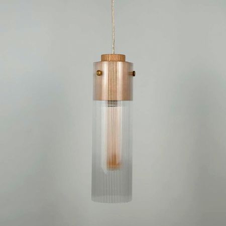 Підвісний світильник Ripple з плафоном із рифленої акрилової труби, зображення 5