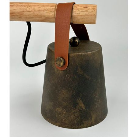 Бра в скандинавском стиле Scan состаренная бронза с абажуром, Цвет: состаренная бронза, изображение 4 - Edisons