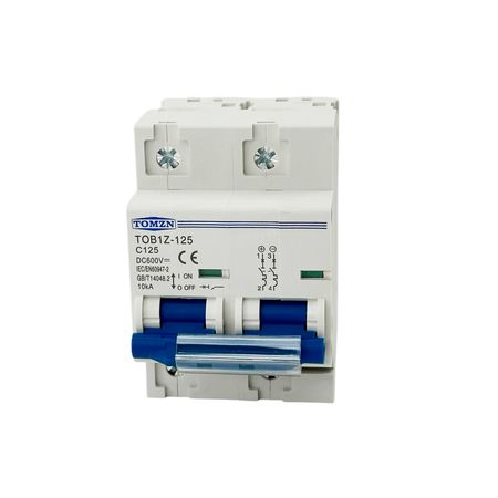 Автоматический выключатель постоянного тока TOMZN TOB1Z-125 MCB 125A DC 600V 2P, изображение 4 - Edisons