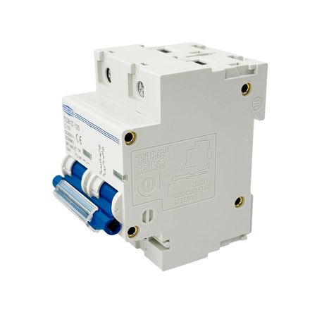 Автоматичний двополюсний вимикач TOMZN 2P 100A постійного струму для акумулятора TOB1Z-125 DC 600V 10kA TOMZN, зображення 4