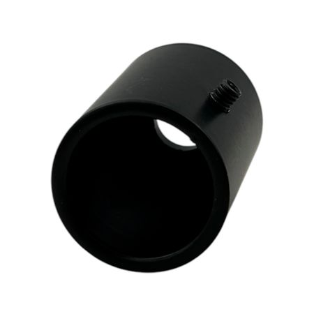 Накладка-з'єднувач 30х38 мм для гнучкого неону діаметром 25 мм металева чорна [CLONE], зображення 2