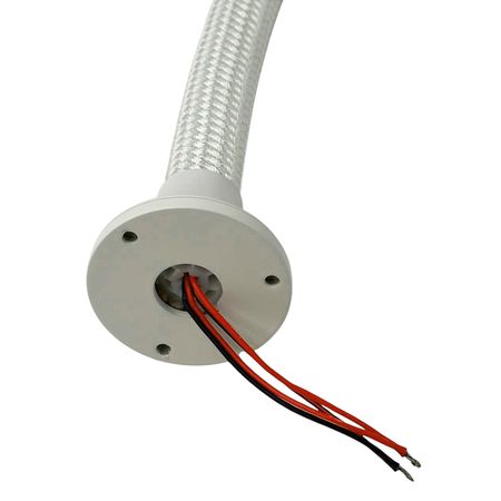 Набор конусных креплений (2 шт.) 49х58 мм D25 белых для гибкого неона, Цвет: белый, изображение 8 - Edisons