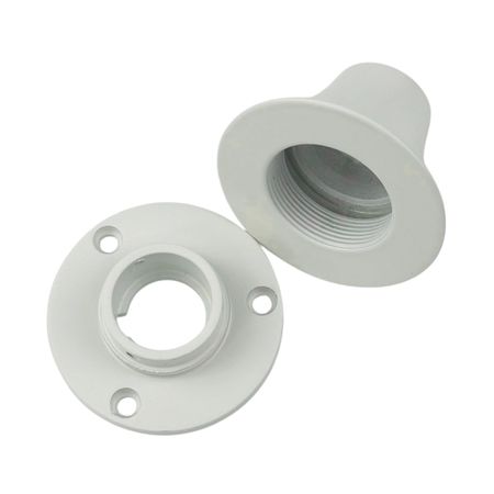 Набор конусных креплений (2 шт.) 49х58 мм D25 белых для гибкого неона, Цвет: белый, изображение 11 - Edisons