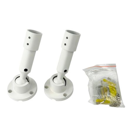 Кріплення 31х60 мм із основою 55х28 мм для гнучкого неону діаметром 25 мм біле, Color: White, зображення 2