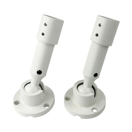 Кріплення 31х60 мм із основою 55х28 мм для гнучкого неону діаметром 25 мм біле, Color: White