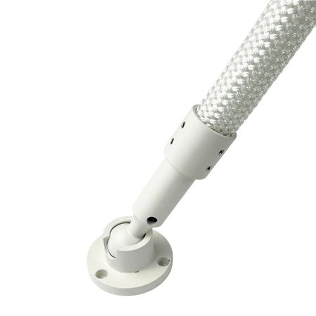 Кріплення 31х60 мм із основою 55х28 мм для гнучкого неону діаметром 25 мм біле, Color: White, зображення 7