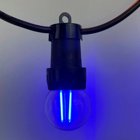 Вулична ретро гірлянда PATIO E27 IP65 вологозахищена D41-13м без ламп, Кількість патронів, шт.: 41, Відстань між патронами, см: 25, зображення 13