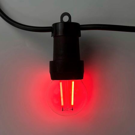 Вулична ретро гірлянда PATIO E27 IP65 вологозахищена 3м-13 патронів без ЛАМП, Кількість патронів, шт.: 13, Відстань між патронами, см: 25, зображення 14