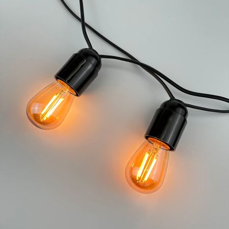 Набор LED ламп Edisons ST45 GOLD E27 2W 2200K 10шт бронзовая стеклянная колба Premium, Количество: набор 10 шт., Мощность, Вт: 2, изображение 5 - Edisons