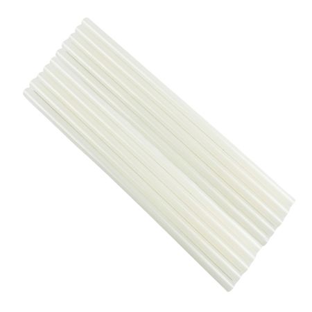 Термоклей білий (стрижні клейові 11мм х 30 см) 1 кг [CLONE] [CLONE], Количество: 10 шт. - 300 г, Color: White