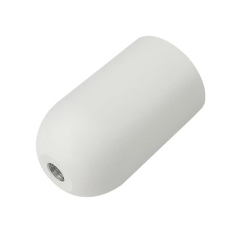 Алюмінієва накладка Round на патрон Е27 масивна біла, Колір: білий, зображення 4