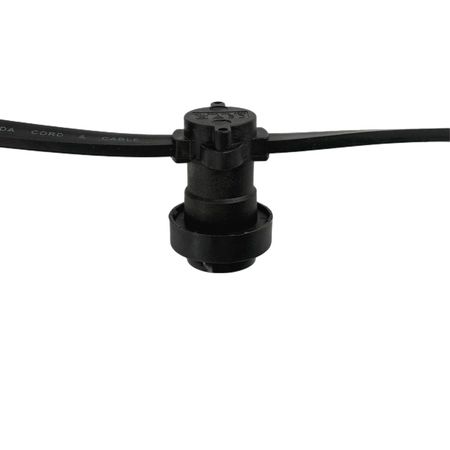 Уличная ретро гирлянда BELT LITE E27 IP65 влагозащищенная 10 метров 20 патронов (через 52 см) (Без ламп), изображение 9 - Edisons