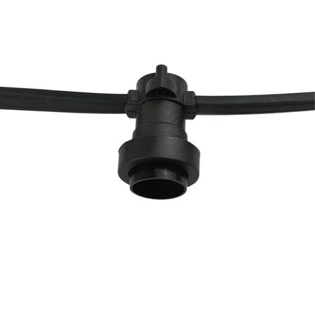 Уличная ретро гирлянда BELT LITE E27 IP65 влагозащищенная 20 метров 21 патрон (через 100 см) (Без ламп), Количество патронов, шт: 21, Расстояние между патронами, см: 100, изображение 6 - Edisons