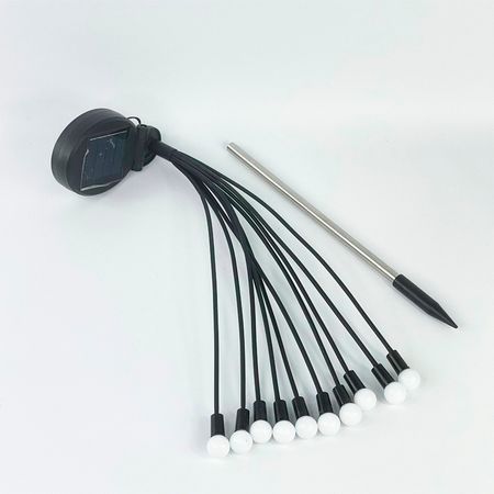 Набір з 2 шт. декоративних садових світильників Світлячки 10+10LED на сонячній батареї, зображення 11