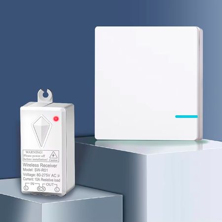 Беспроводной выключатель 1-клавишный [CLONE], зображення 8