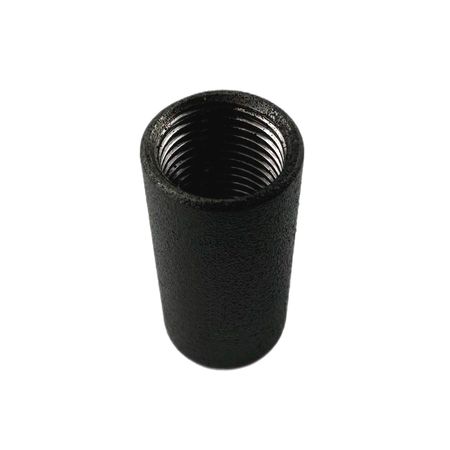 Металева трубка з різьбленням NO-001/25 чорна, зображення 2