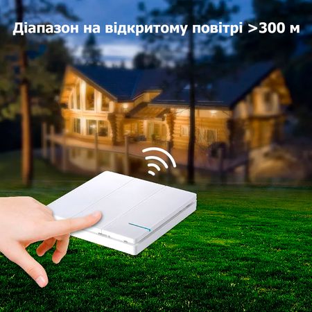 Беспроводной выключатель 1-клавишный [CLONE], зображення 9